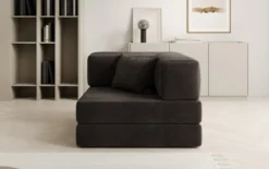 Designer Sofa-Sessel Lazy in Samt