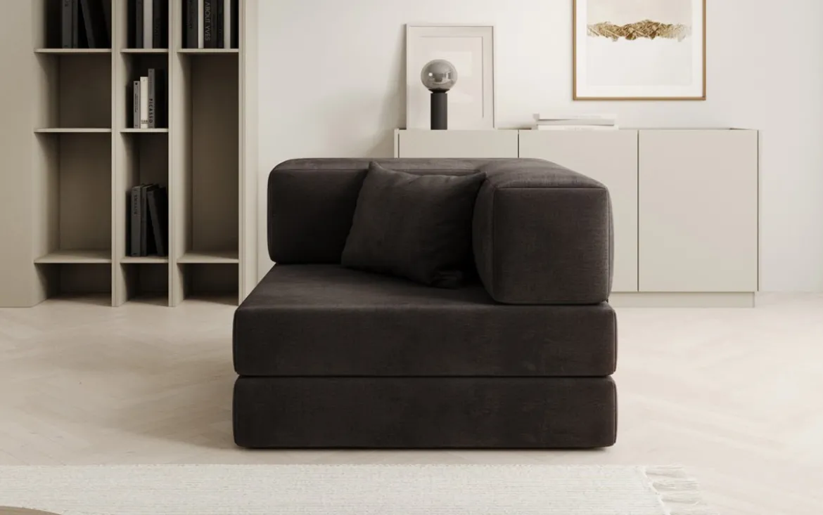 Designer Sofa-Sessel Lazy in Samt