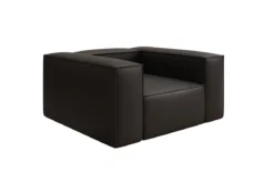 Designer Sofa-Sessel Lesley in Echtleder
