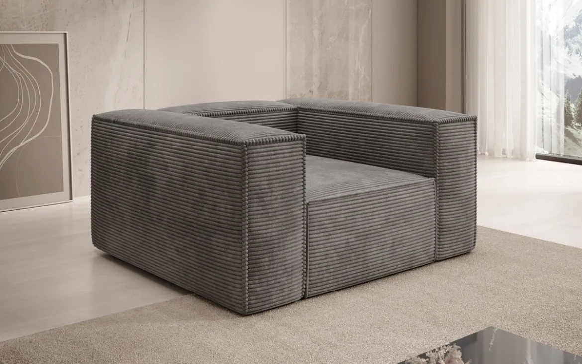 Designer Sofa-Sessel Lesley in Cord
