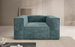 Designer Sofa-Sessel Lesley in Cord