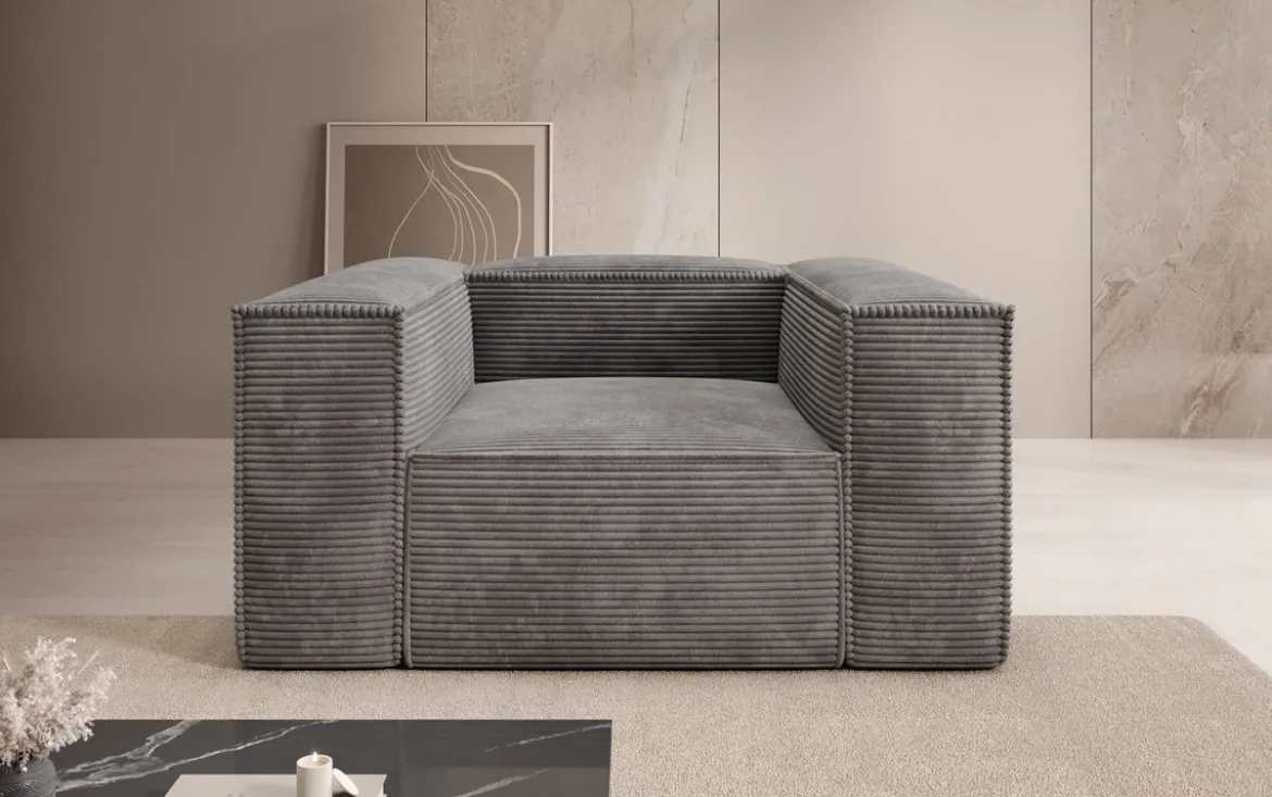 Designer Sofa-Sessel Lesley in Cord