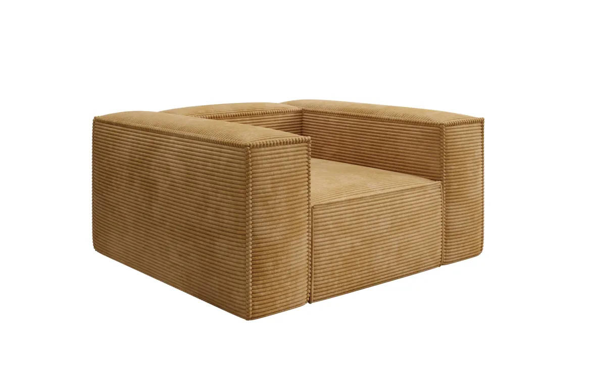 Designer Sofa-Sessel Lesley in Cord