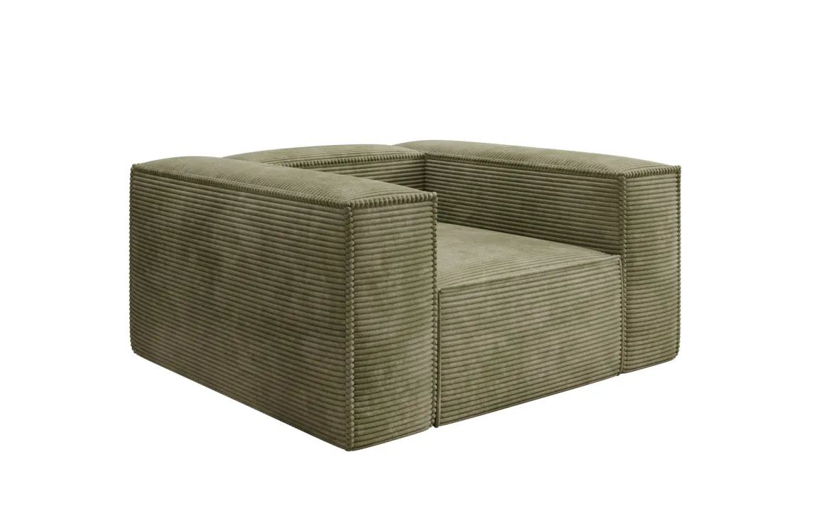 Designer Sofa-Sessel Lesley in Cord