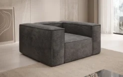 Designer Sofa-Sessel Lesley in Cord