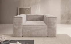 Designer Sofa-Sessel Lesley in Cord