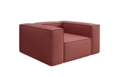 Designer Sofa-Sessel Lesley in Stoff