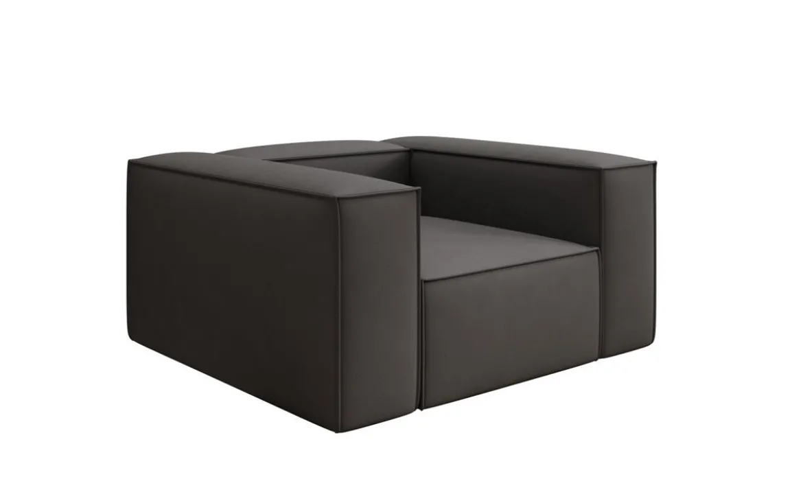 Designer Sofa-Sessel Lesley in Stoff