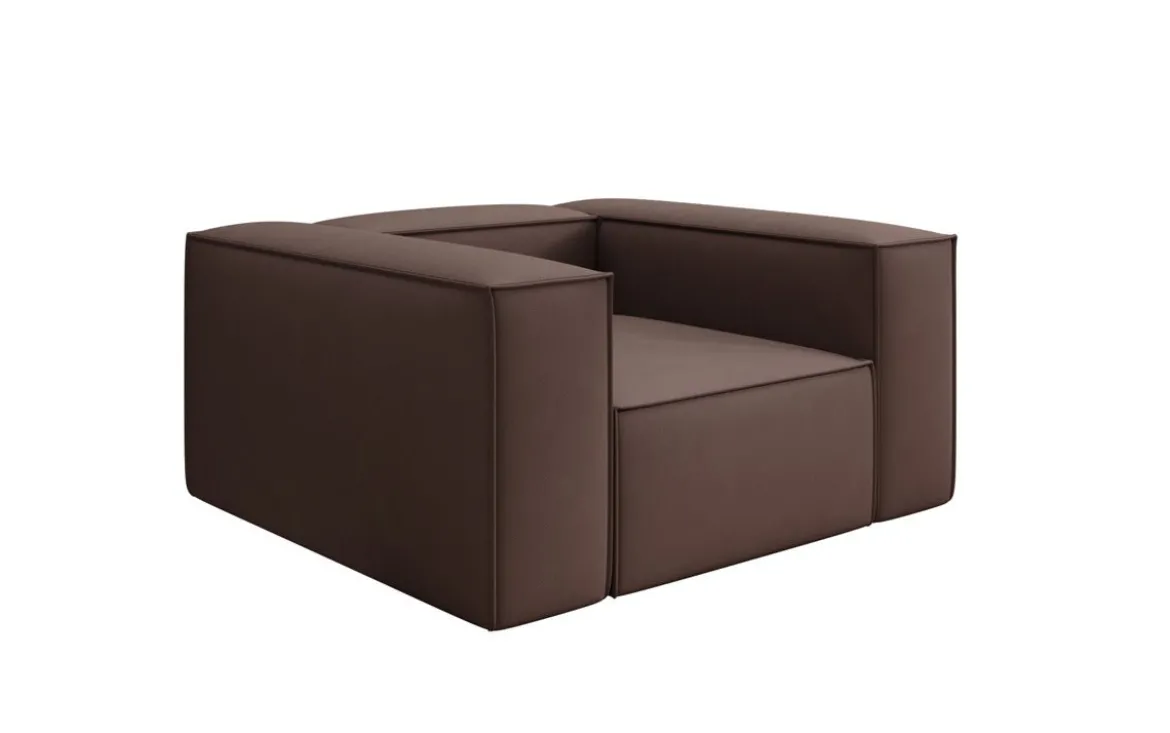 Designer Sofa-Sessel Lesley in Stoff