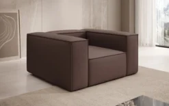 Designer Sofa-Sessel Lesley in Stoff