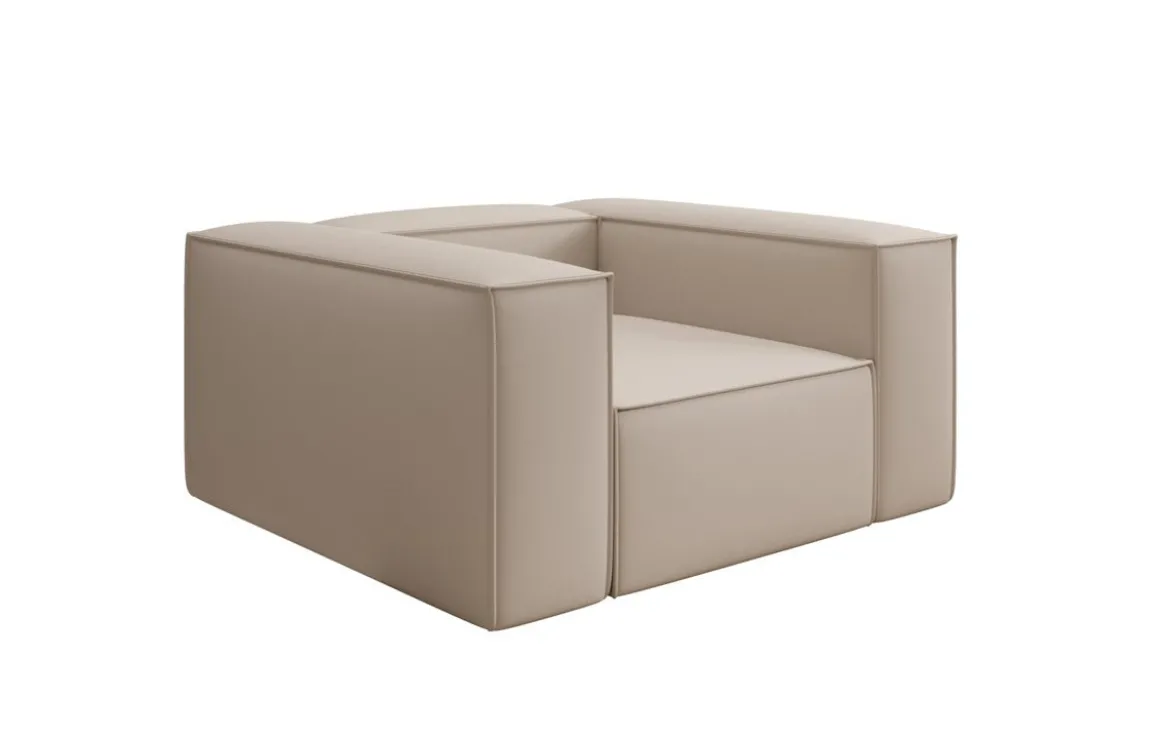 Designer Sofa-Sessel Lesley in Stoff
