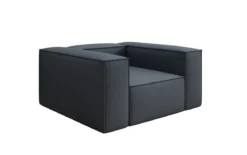 Designer Sofa-Sessel Lesley in Stoff