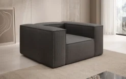 Designer Sofa-Sessel Lesley in Bouclé