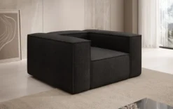 Designer Sofa-Sessel Lesley in Bouclé