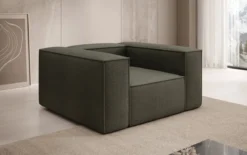Designer Sofa-Sessel Lesley in Bouclé