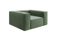 Designer Sofa-Sessel Lesley in Strukturstoff