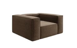 Designer Sofa-Sessel Lesley in Strukturstoff