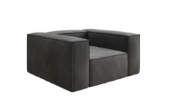 Designer Sofa-Sessel Lesley in Samt