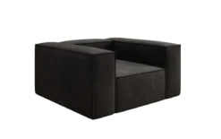 Designer Sofa-Sessel Lesley in Samt