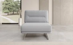 Designer Sofa-Sessel Torino ohne Armlehnen in Bouclé
