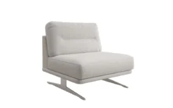 Designer Sofa-Sessel Torino ohne Armlehnen in Bouclé