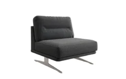 Designer Sofa-Sessel Torino ohne Armlehnen in Bouclé