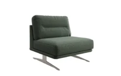 Designer Sofa-Sessel Torino ohne Armlehnen in Bouclé