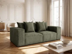 Designer Sofa 3 Sitzer Largo in Cord