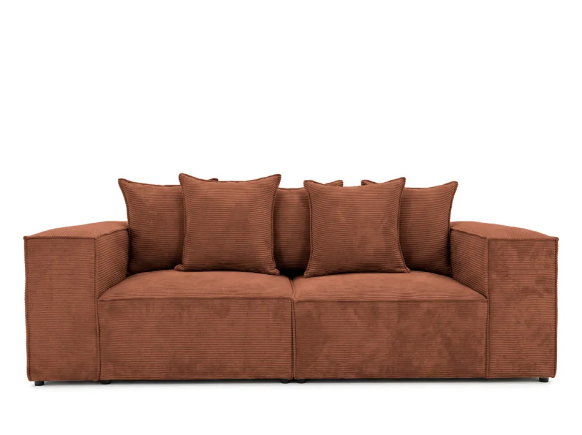 Designer Sofa 3 Sitzer Largo in Cord
