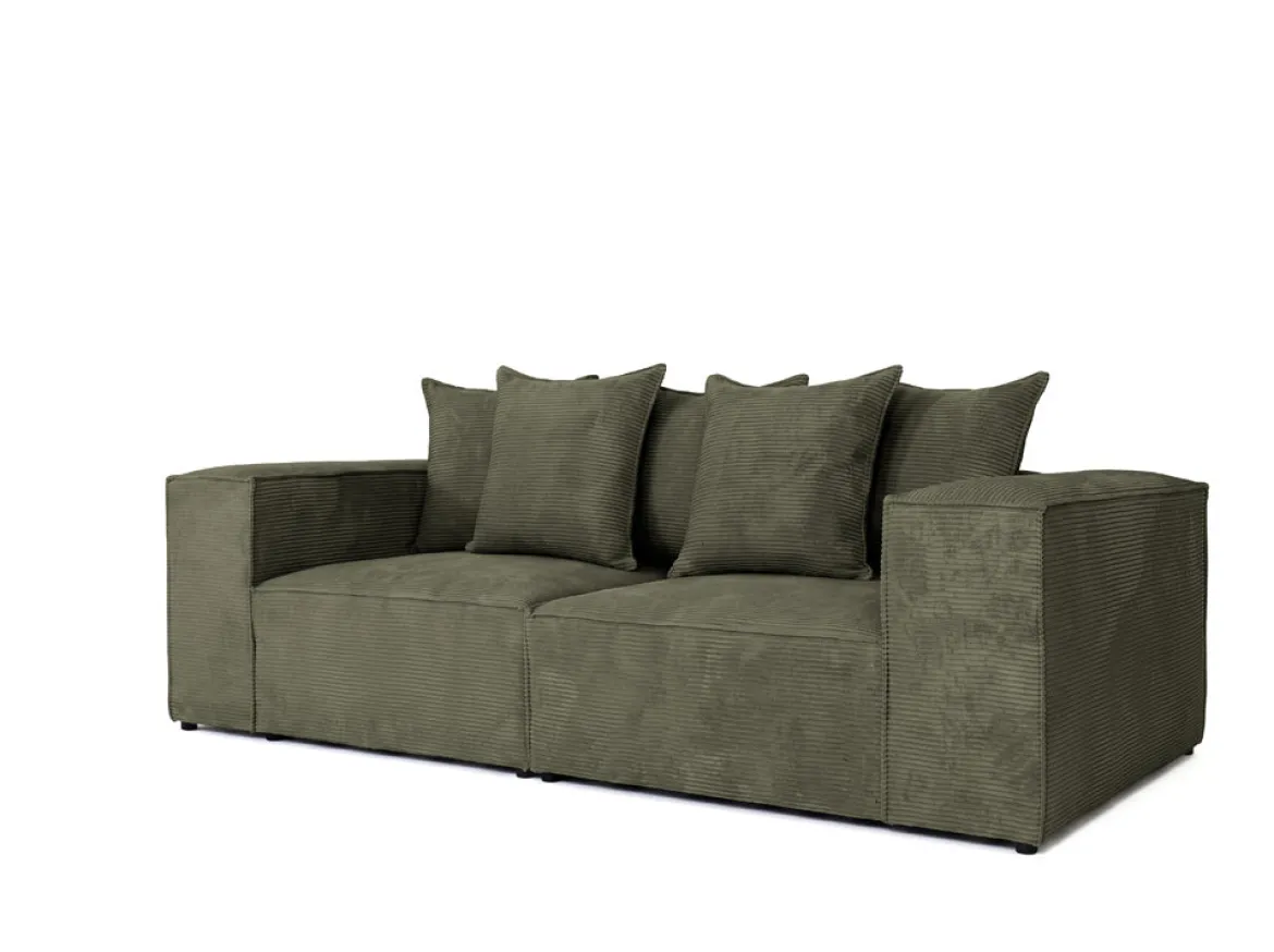 Designer Sofa 3 Sitzer Largo in Cord