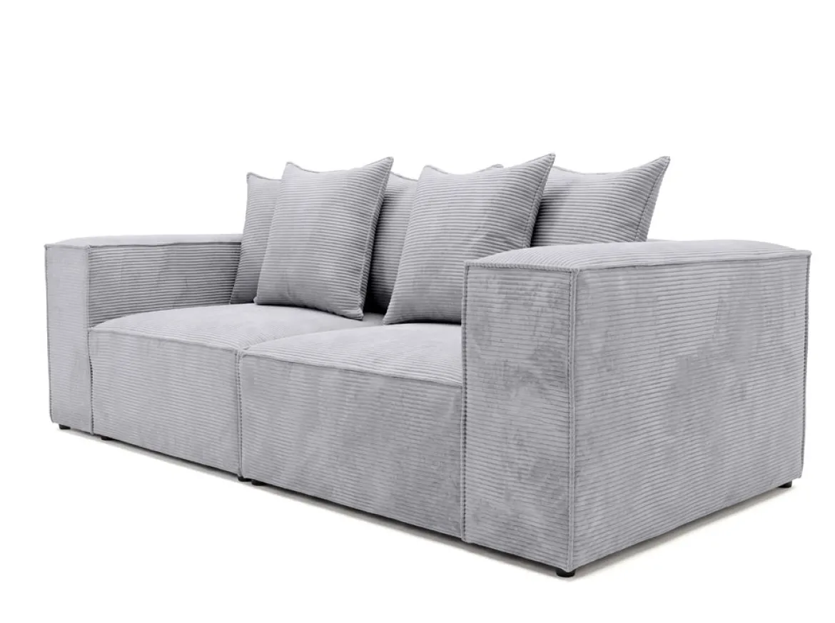 Designer Sofa 3 Sitzer Largo in Cord