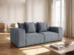 Designer Sofa 3 Sitzer Largo in Cord