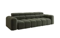 Designer Sofa 3 Sitzer Mia in Chenille
