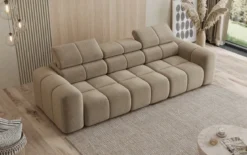 Designer Sofa 3 Sitzer Mia in Chenille