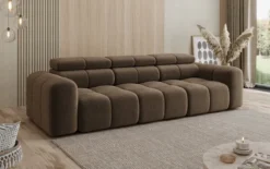 Designer Sofa 3 Sitzer Mia in Chenille