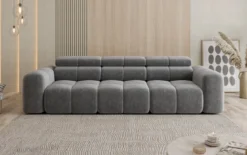 Designer Sofa 3 Sitzer Mia in Chenille