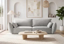 Designer Sofa 3 Sitzer Nuvola in Samt