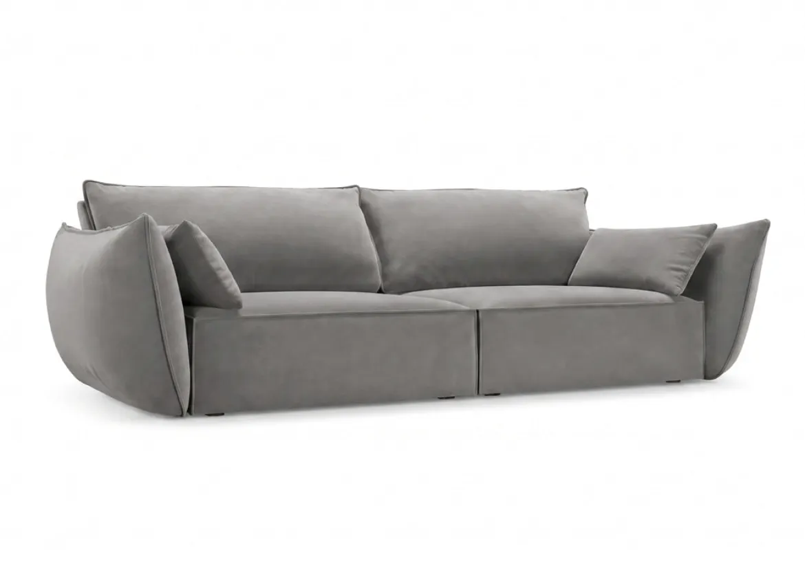 Designer Sofa 3 Sitzer Nuvola in Samt