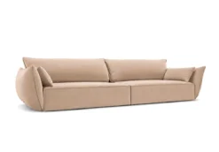 Designer Sofa 4 Sitzer Nuvola in Samt