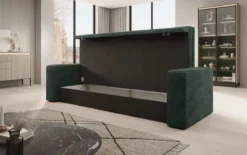 Designer Sofa Tilo mit Schlaf- und Klappfunktion aus Cord