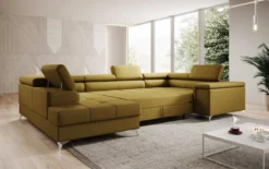 Designer Sofa Torino mit Schlaf- und Klappfunktion