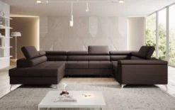 Designer Sofa Torino mit Schlaf- und Klappfunktion