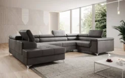 Designer Sofa Torino mit Schlaf- und Klappfunktion