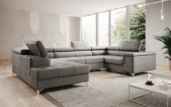 Designer Sofa Torino mit Schlaf- und Klappfunktion