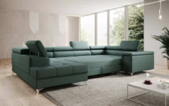 Designer Sofa Torino mit Schlaf- und Klappfunktion