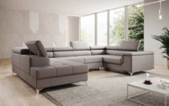 Designer Sofa Torino mit Schlaf- und Klappfunktion