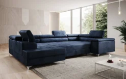 Designer Sofa Torino mit Schlaf- und Klappfunktion