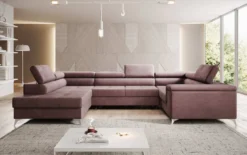 Designer Sofa Torino mit Schlaf- und Klappfunktion