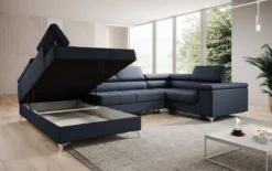 Designer Sofa Torino mit Schlaf- und Klappfunktion