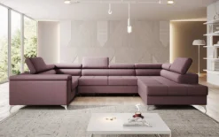 Designer Sofa Torino mit Schlaf- und Klappfunktion
